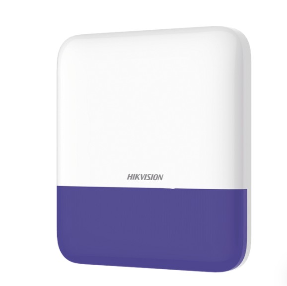 Sirena Inalámbrica con Estrobo Azul para Exterior IP65