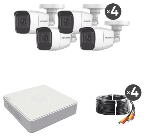 (MICRÓFONO Integrado) Kit TurboHD 1080p Lite