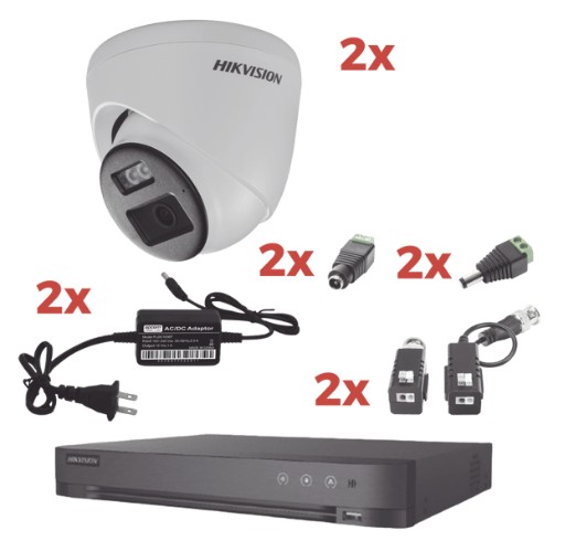 (MICRÓFONO INTEGRADO) KIT TURBOHD 5 Megapixel