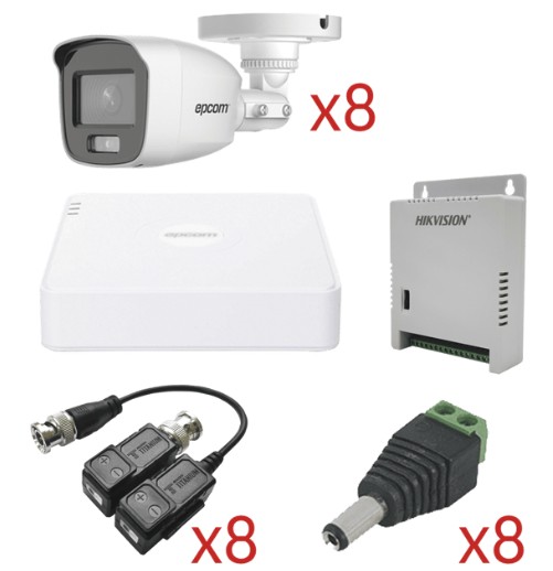 [Kit] DVR 4 Canales TurboHD + 1 Canal IP